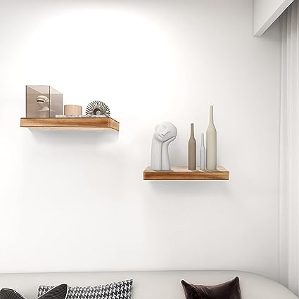 Floating Shelves for Wall 2PCS- (Black)