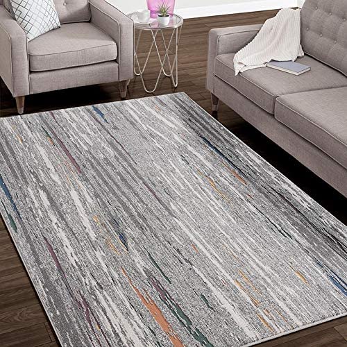 Serena Abstract Multi Soft Area Rug