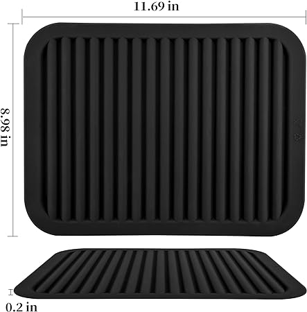 Versatile Silicone Trivet Hot Pad for Kitchen, Pack 3