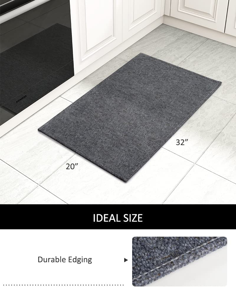Rubber Backing Non Skid Quick Dry Washable Kitchen Rugs