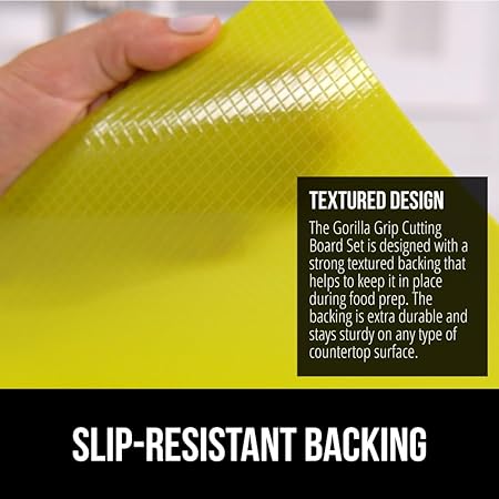 BPA-Free Flexible Cutting Boards Set of 4,