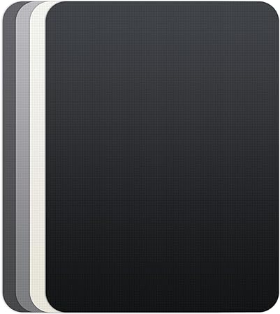8 Pieces Plastic Cutting Boards for Kitchen, 4 Large and 4 Small Size, Gray