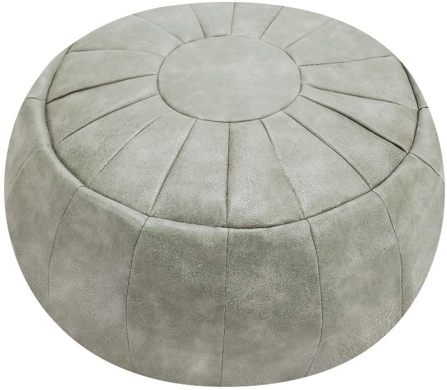 Decorative Pouf, Ottoman, Bean Bag Chair, Foot Stool, Foot Rest (Unstuffed)