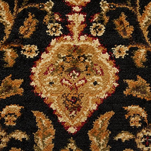 Traditional Black Soft Area Rug