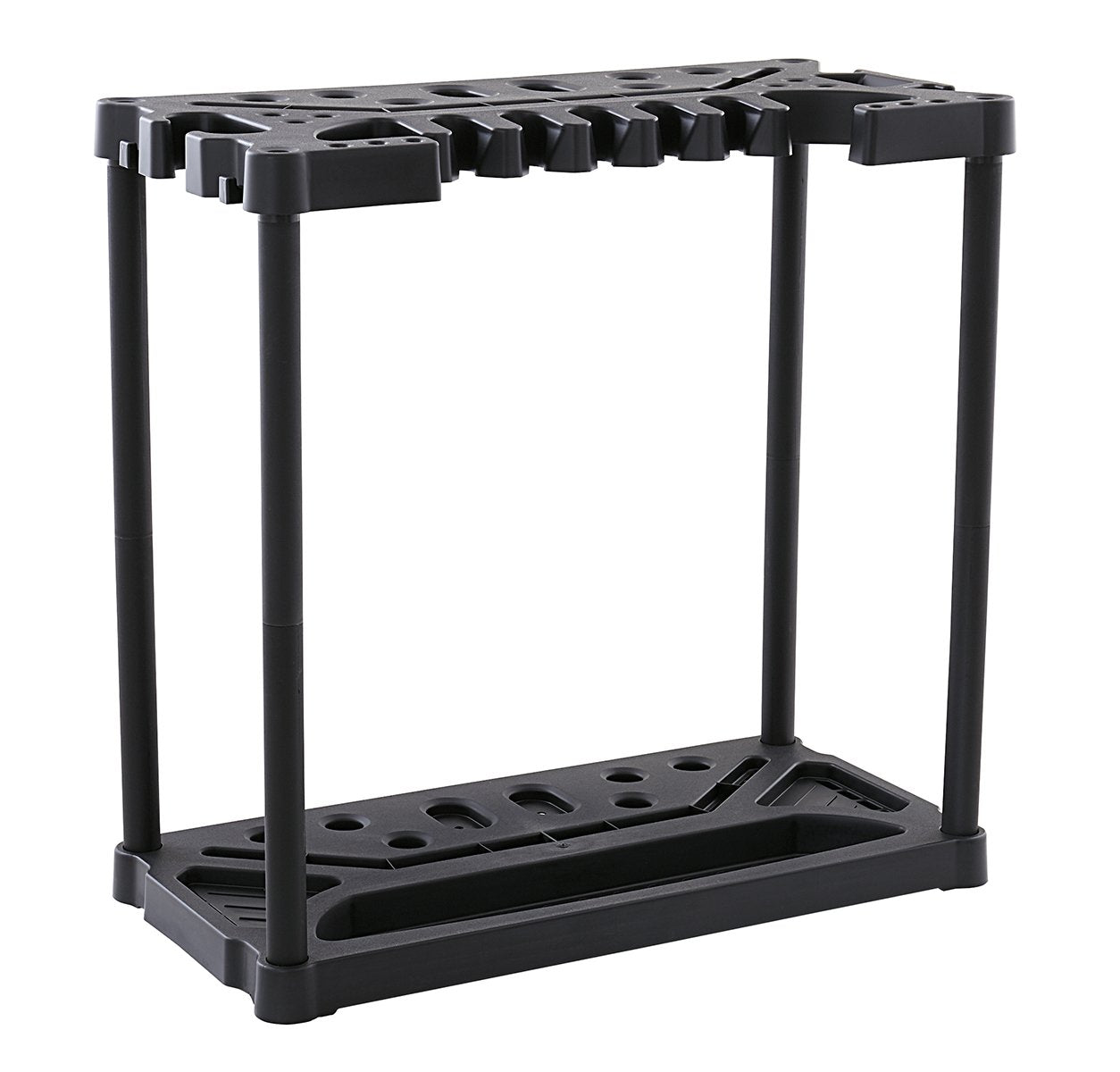 Compact Indoor Outdoor Tool Storage Rack - Holds 40 Tools