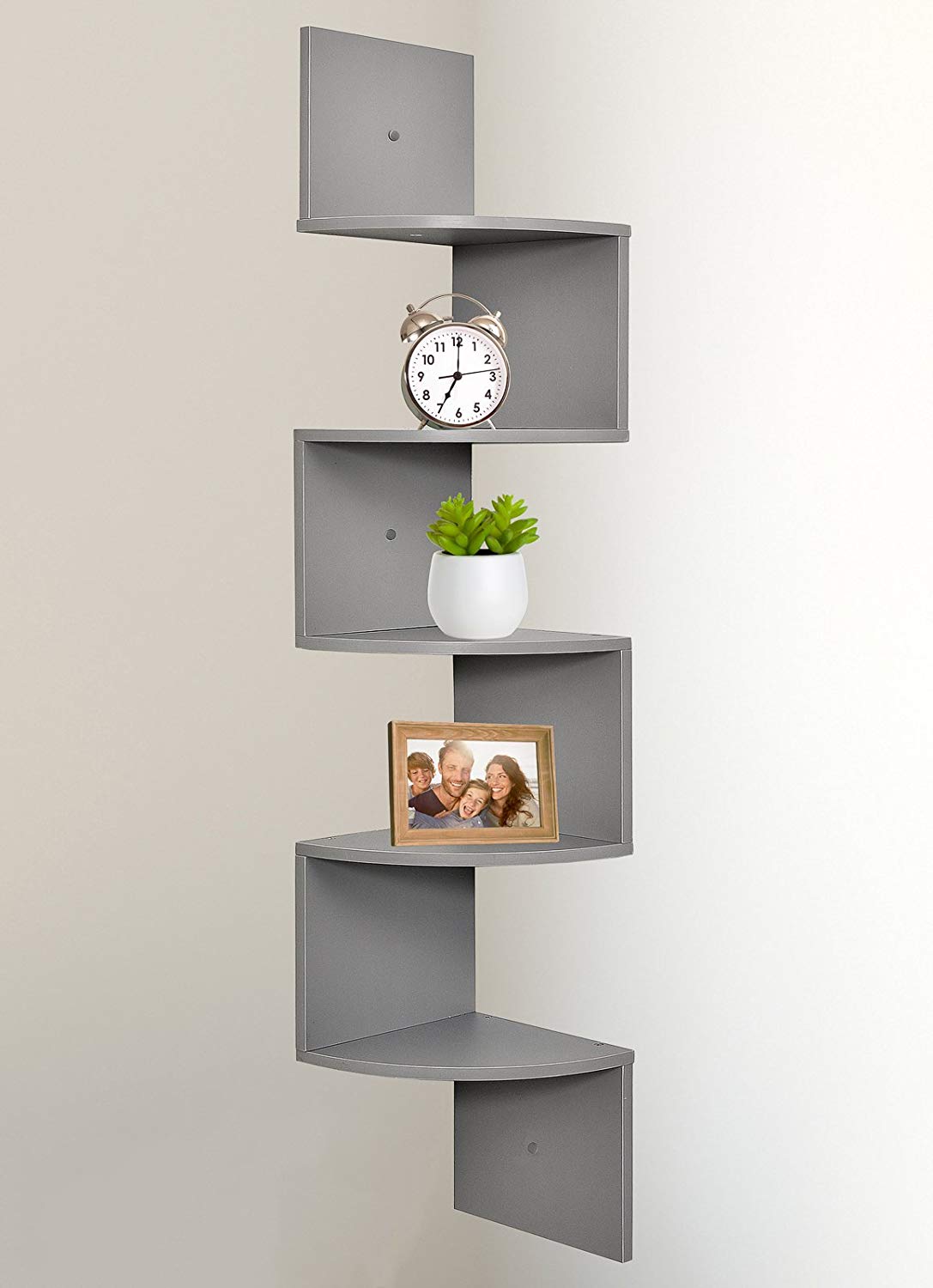 5 Tier Wall Mount Corner Shelves