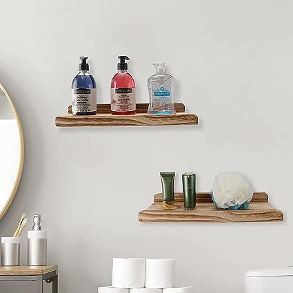 Floating Picture Ledge Shelves Set of 2,