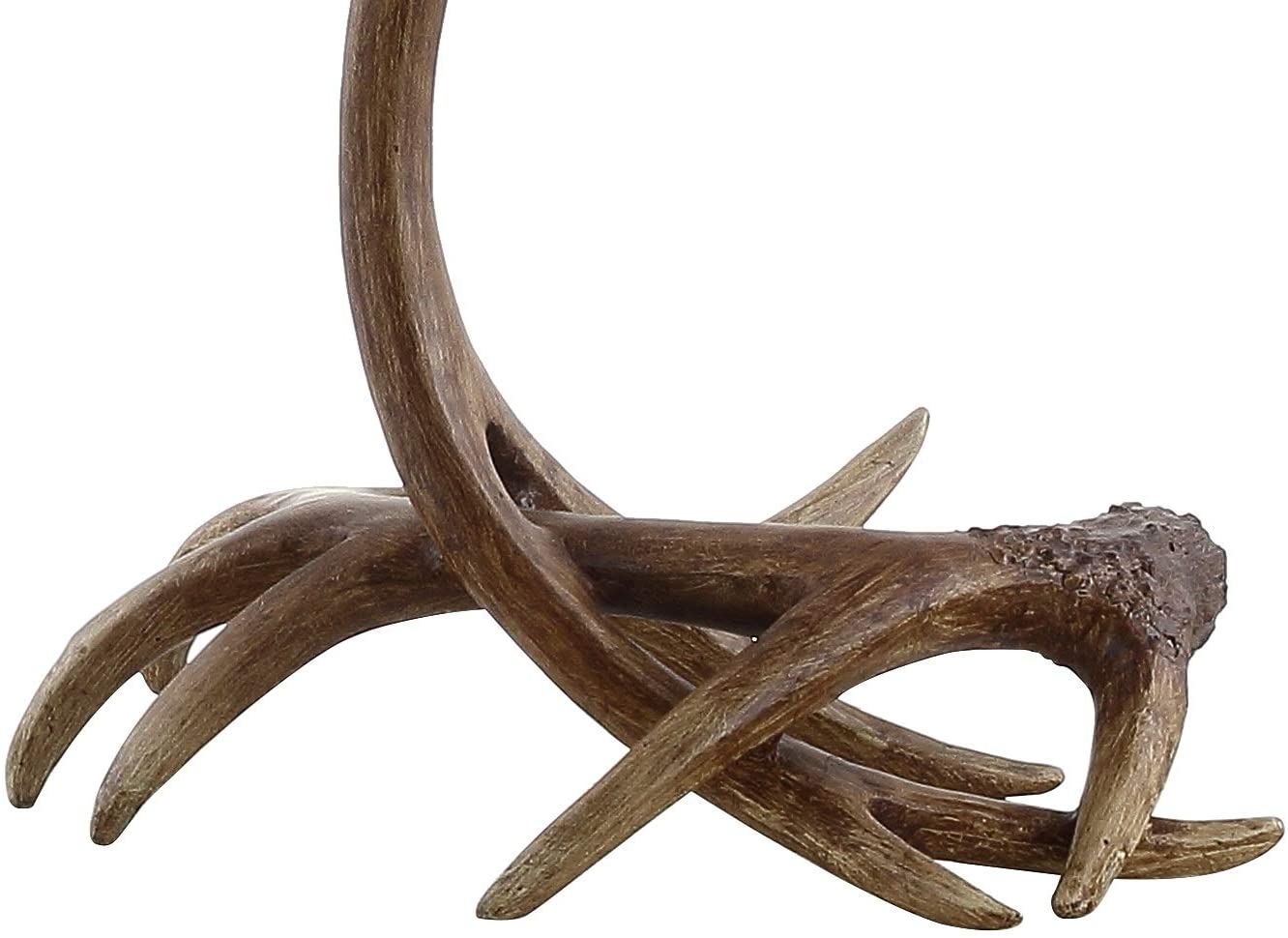 Antler 27.5" Rustic Resin LED Lamp Brown