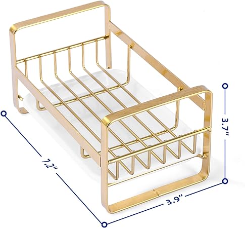 304 Stainless Steel Kitchen Soap Dispenser Caddy Organizer,