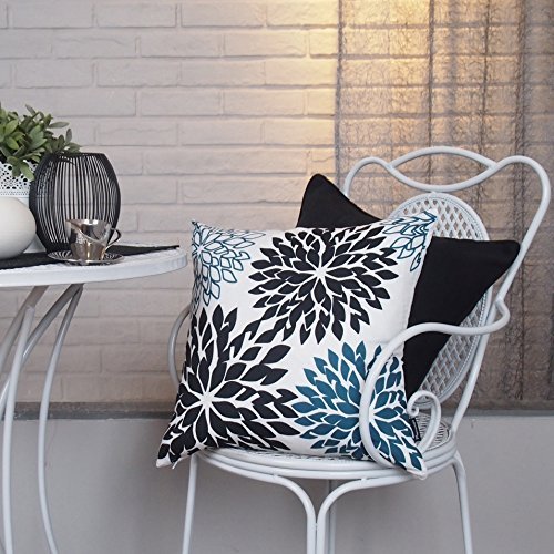 Decorative Dahlia Throw Pillow Cushion Cover