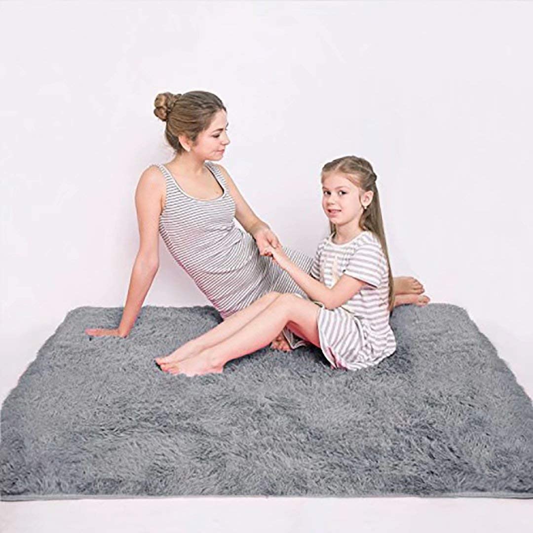 Velvet Indoor Fluffy Extra Comfy Soft Shag Area Rug