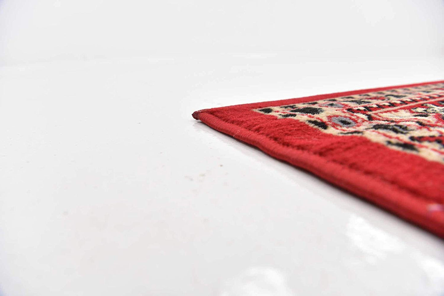 Traditional Red Soft Area Rug