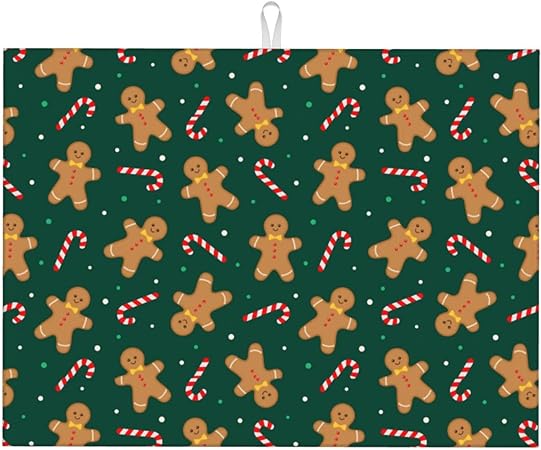 Bird Dish Drying Mat, Absorbent Microfiber Reversible Mats for Kitchen Counter, 16x18 Inch