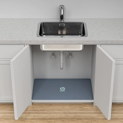 34" x 22"  Waterproof Under Sink Mat