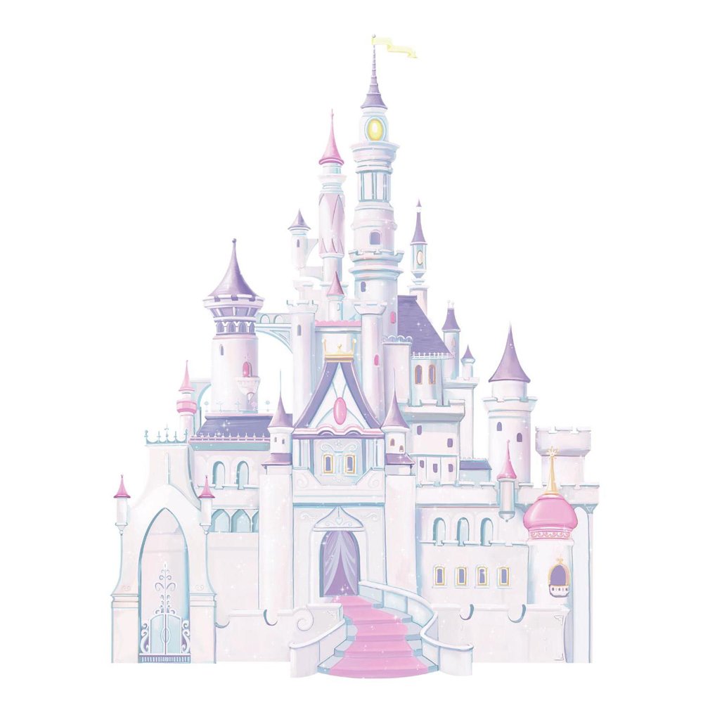 Princess Castle Peel and Stick Giant Wall Decal