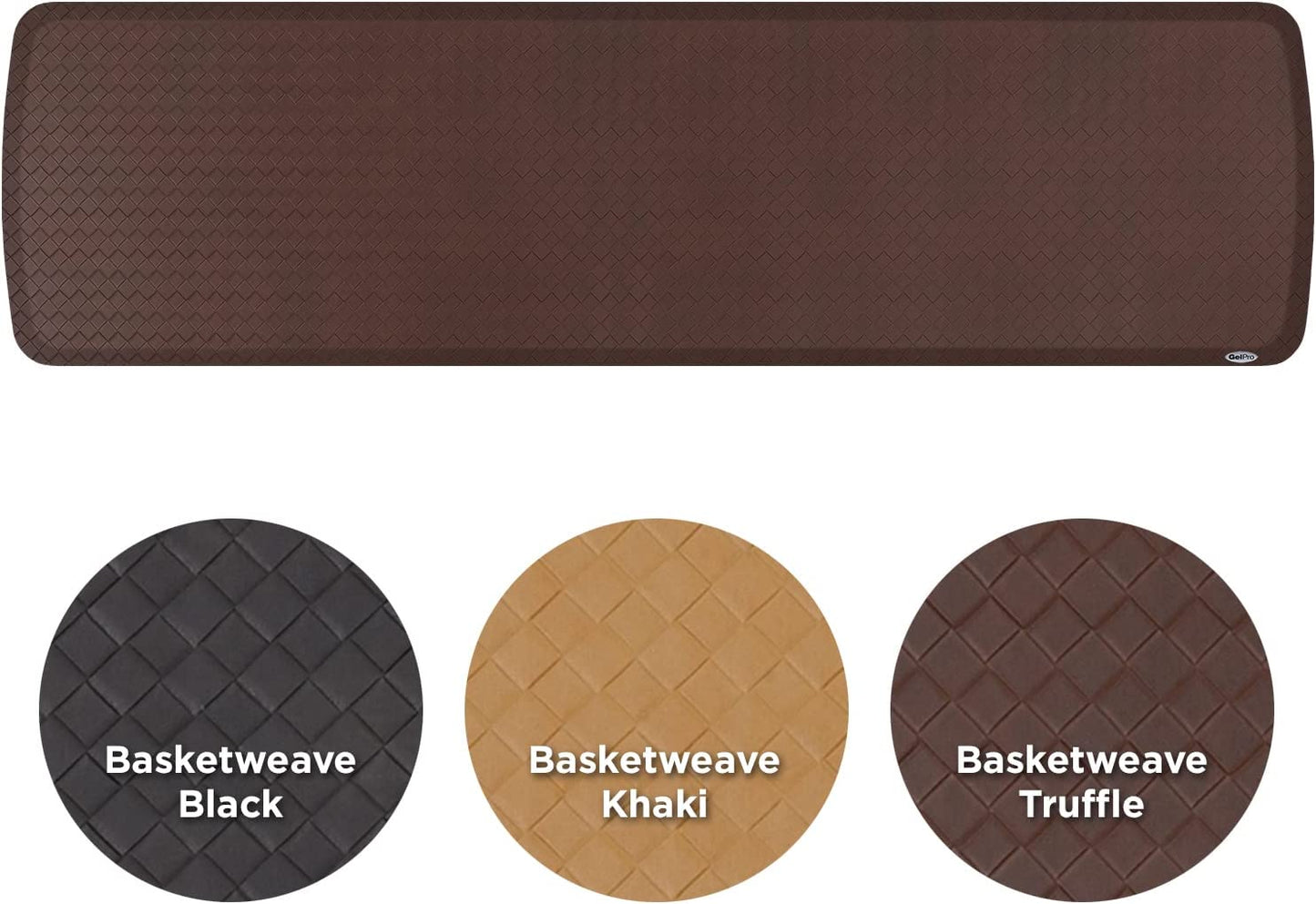 Linen Truffle Elite Premier Gel & Foam Anti-Fatigue Kitchen Floor Comfort Mat, 20" x 36"