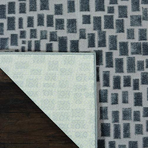 Urban Chic Grey Mid-century Area Rug