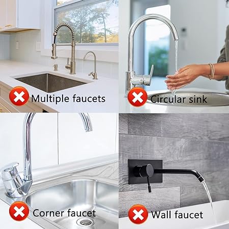 24 inch Silicone Faucet Sink Splash Guard Mat