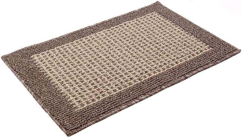 28X18 Inch Washable Polypropylene Square Cushion Which is Anti Slippery and Stain Resistance, Black Gray