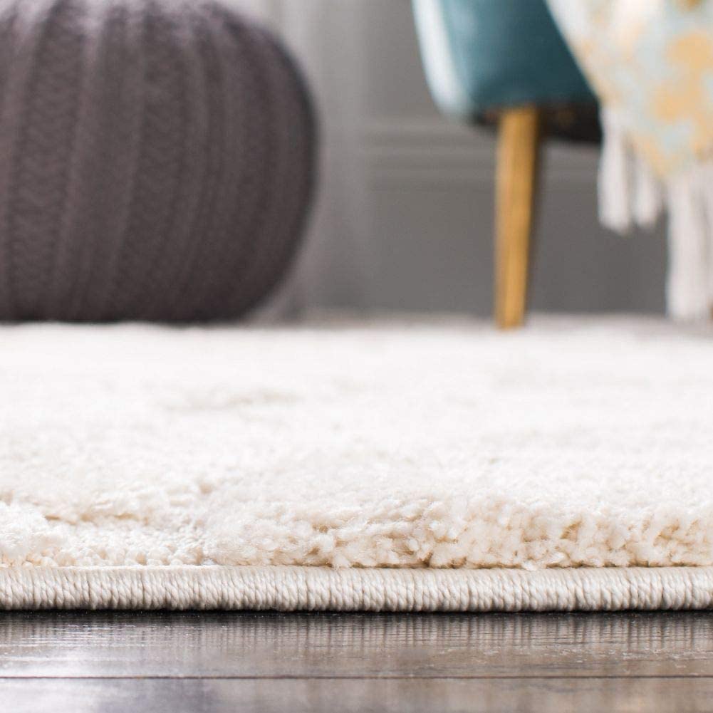 Premium Swirl Thick Plush Cream/Cream Soft Area Shag Rug