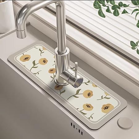 2023 NEW Fantasy Style Faucet Self Absorbent Draining Mat