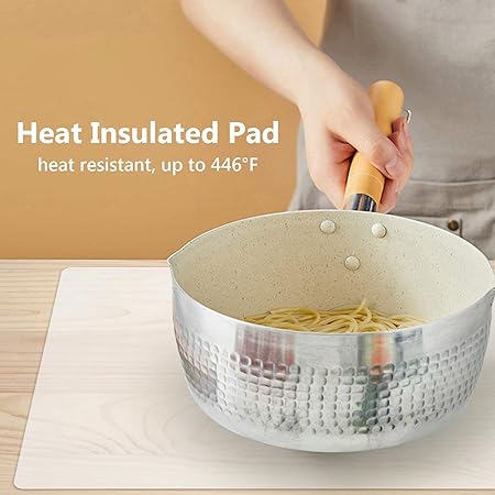 Large Silicone Countertop Protector 25" by 17", Nonskid Heat Resistant Desk Saver Pad, Multipurpose Mat,