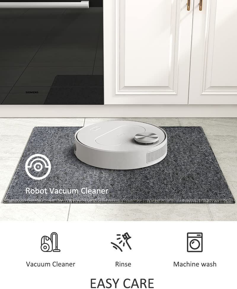 Rubber Backing Non Skid Quick Dry Washable Kitchen Rugs