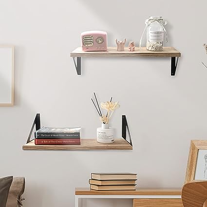 Floating Picture Ledge Shelves Set of 2,