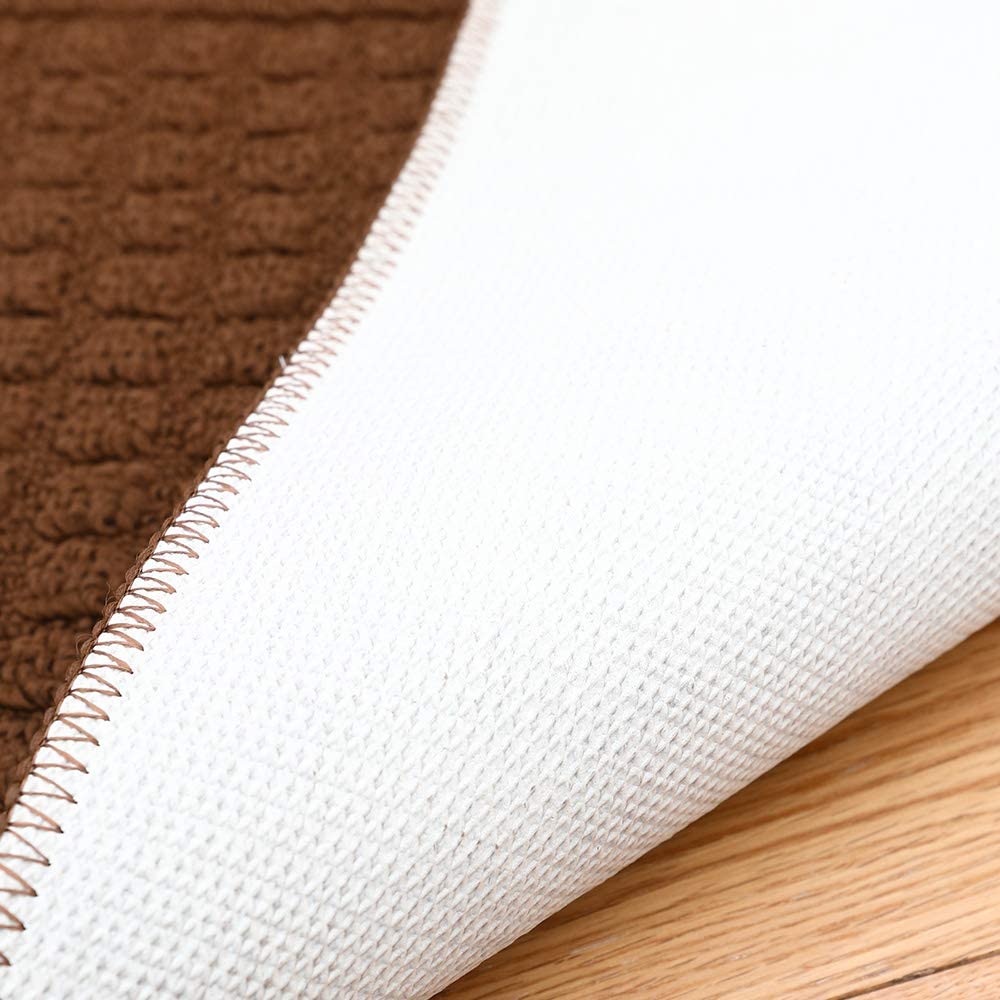 27X18 Inch Anti Fatigue Mats Made of 100% Polypropylene Half Round Cushion Specialized in Anti Slippery and Machine Washable (Beige 1 pc)