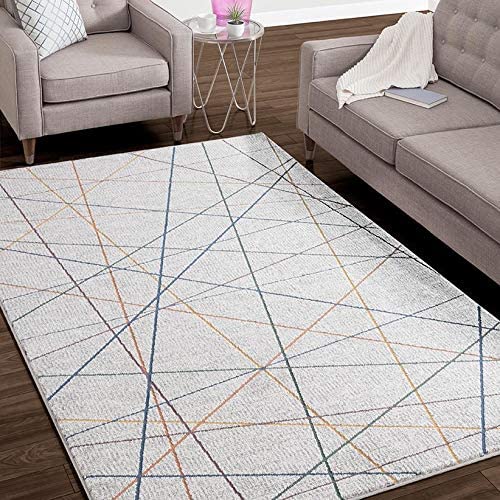 Serena Abstract Multi Soft Area Rug