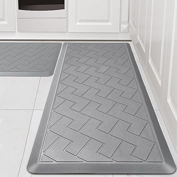 Anti Fatigue  1/2 Inch Thick Floor Mat, 2 PCS,