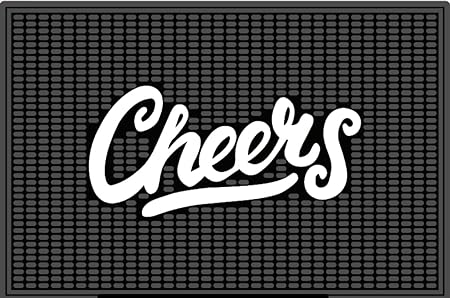 Premium Cheers Bar Mat 18in x 12in 1cm Thick Durable Stylish Service