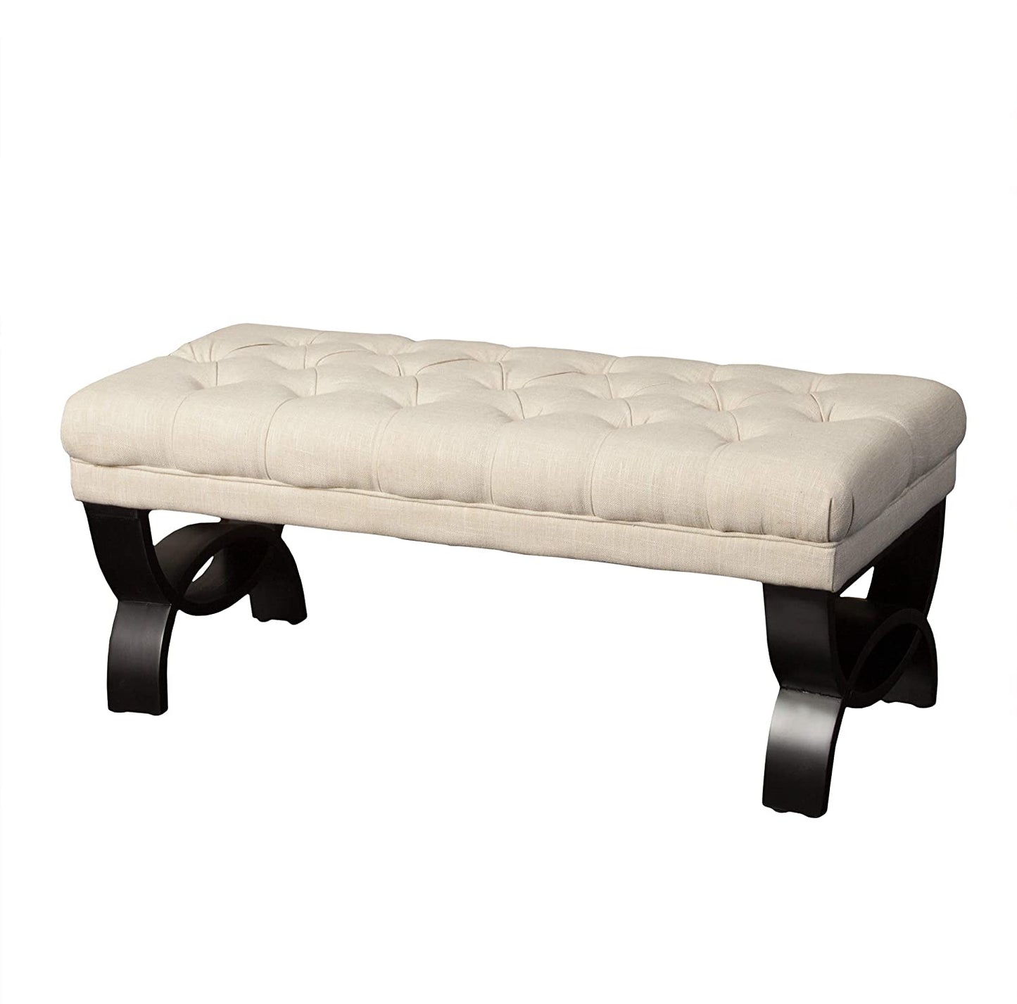 Home Scarlett Fabric Ottoman Bench