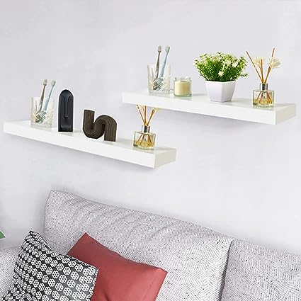 Floating Shelves for Wall 2PCS- (Black)