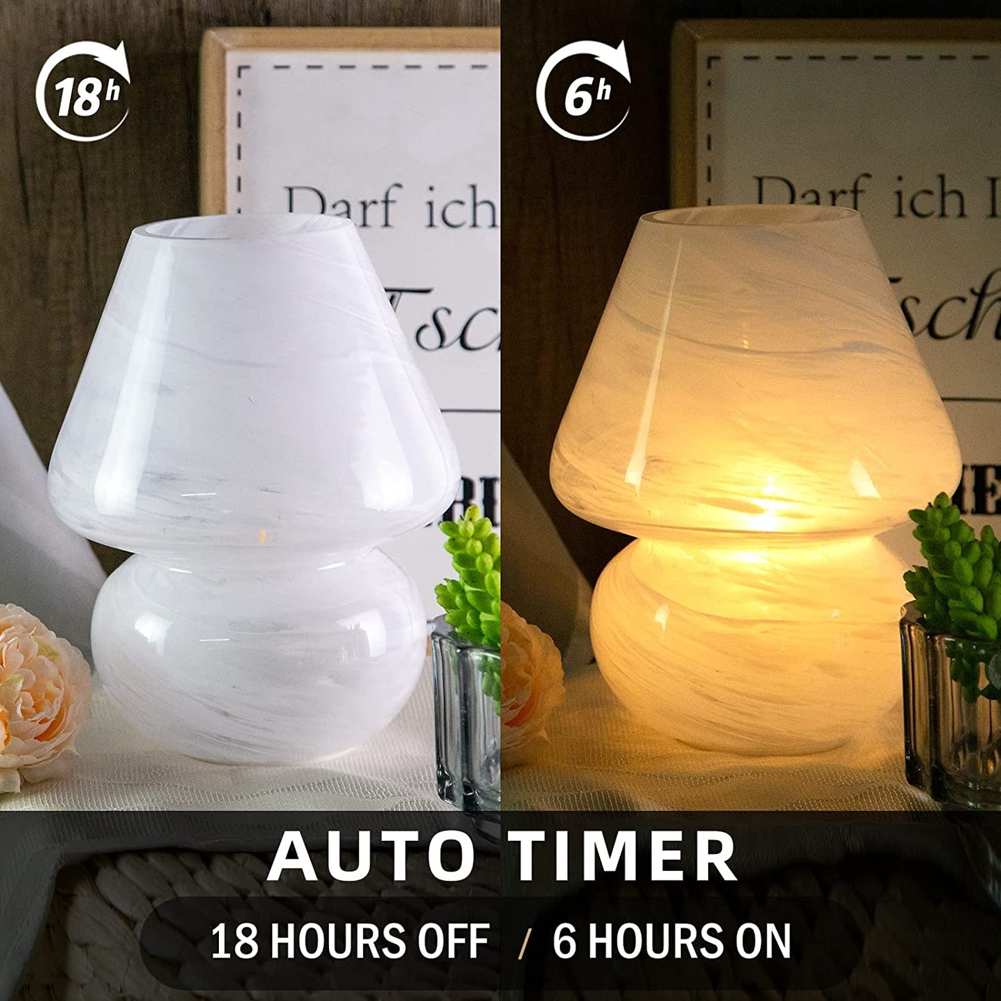 Battery Operated Table Lamps Timer (Cloud)