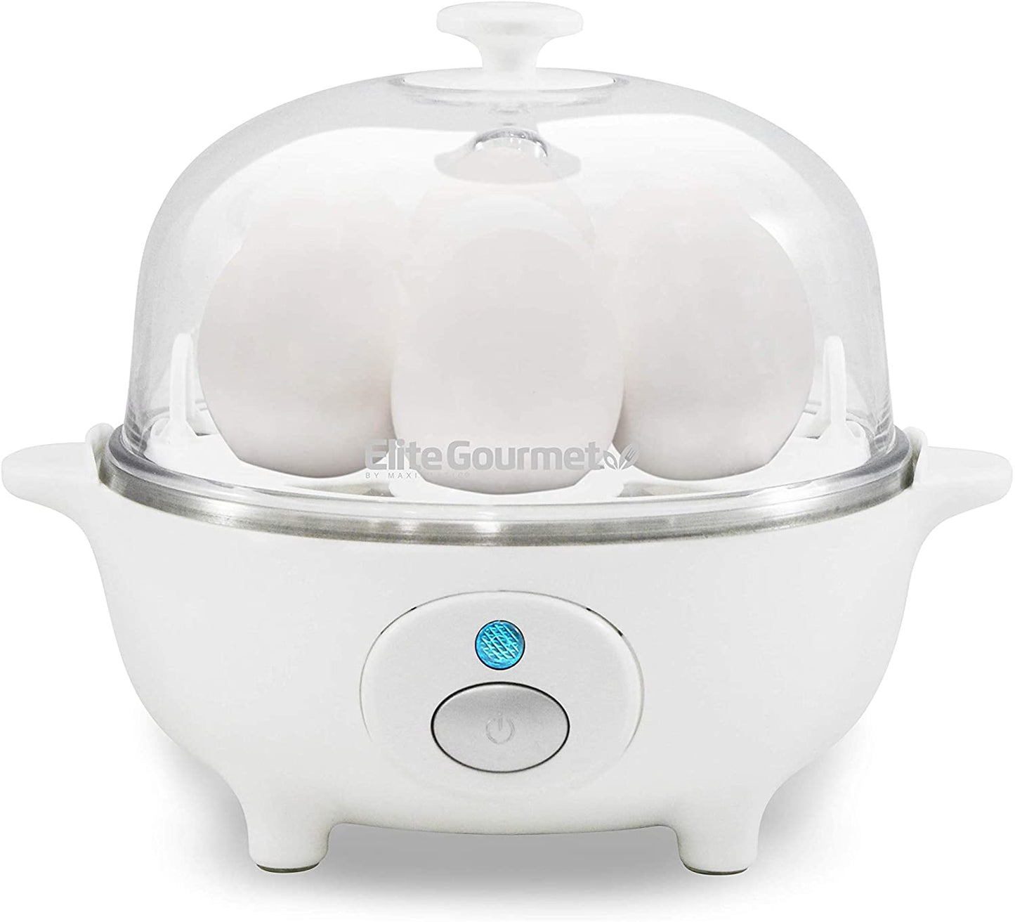 Easy Electric Egg Poacher, Cooker W/ Auto-Shut off, Buzzer, 7 Egg Capacity