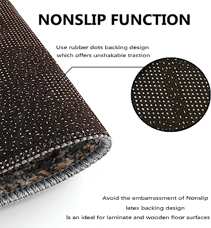 Non-Slip Distressed Vintage Persian Oriental, Small Accent Throw Low Pile Traditional Area Rug - 2' X 3'