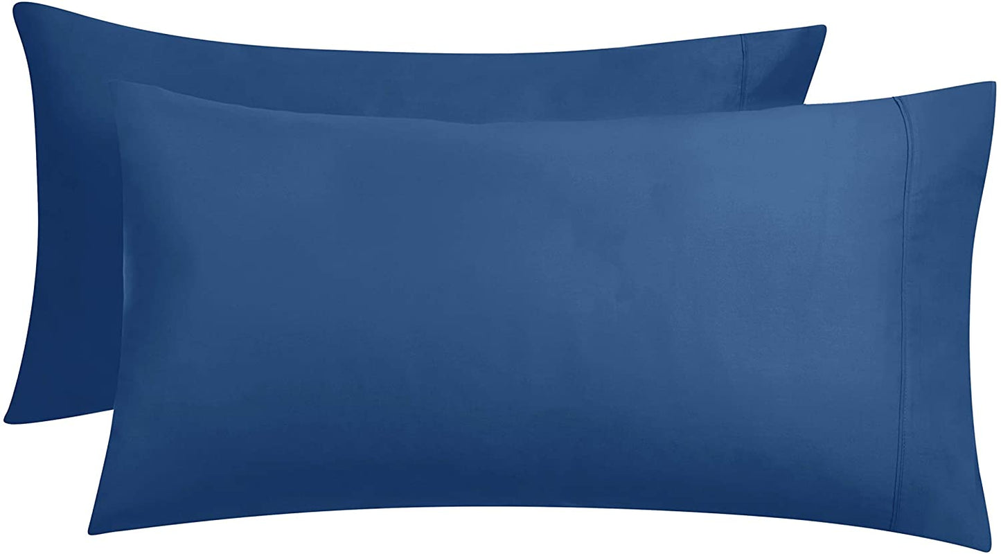 Lightweight Super Soft Easy Care Microfiber Pillowcases - 2-Pack