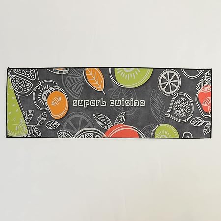 Printed Cushioned Non-Slip Kitchen Runner 2 PCS Set 16×24+16×47inch