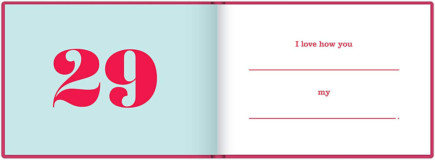 What I Love about You Fill in the Love Book Gift Journal