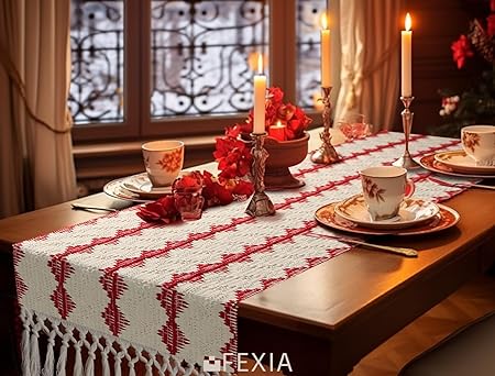 Set of 4, Macrame Table Decor
