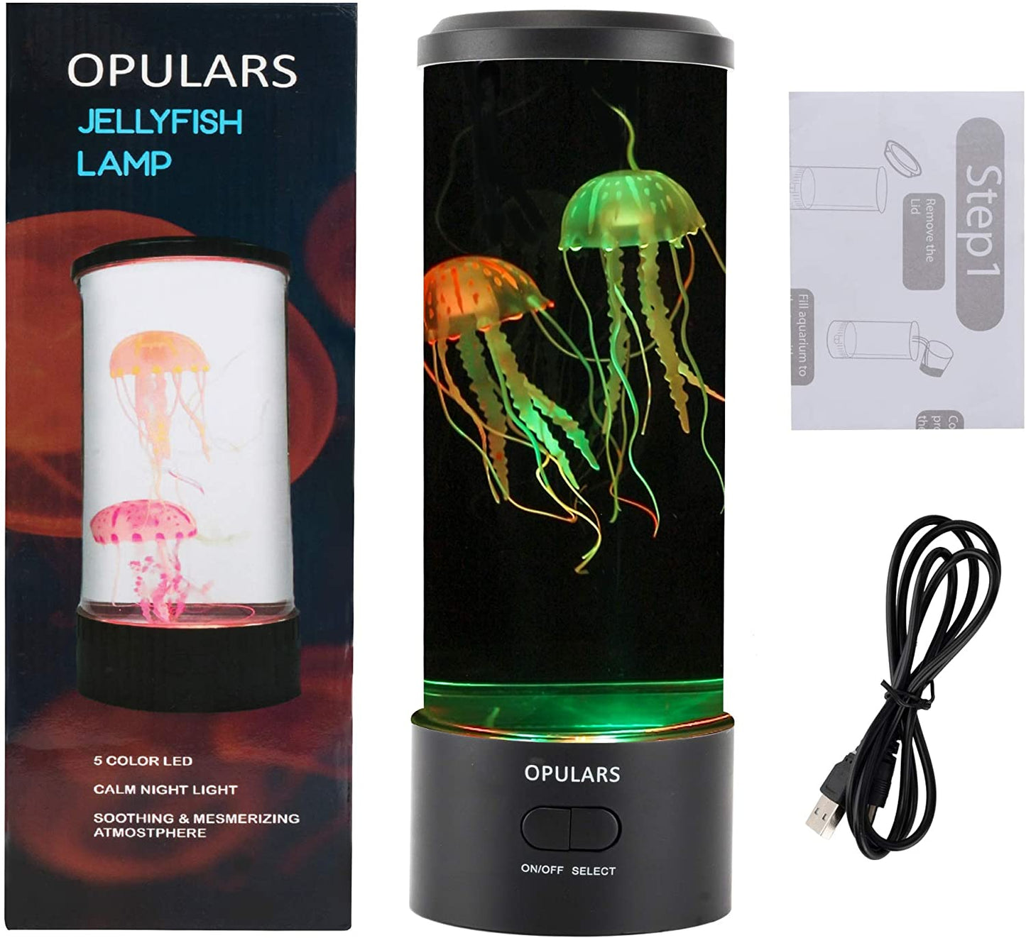 Jellyfish Lamp OPULARS Mood Color Changing