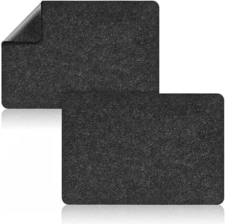 Heat Resistant Mat for Air Fryer, 2 Pcs Heat Resistant Pad Countertop Protector Mat Coffee Maker Mat for Countertops with Sliding Function for Air Fryer, Blender, Coffee Maker, Toaster