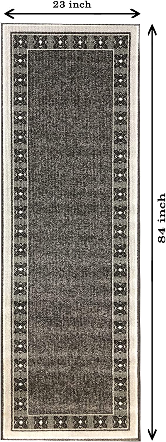 Non Slip Rubber Back Kitchen Rug Anti Slip Stair Treads (Emy-BGE, Runner (20"x59"))