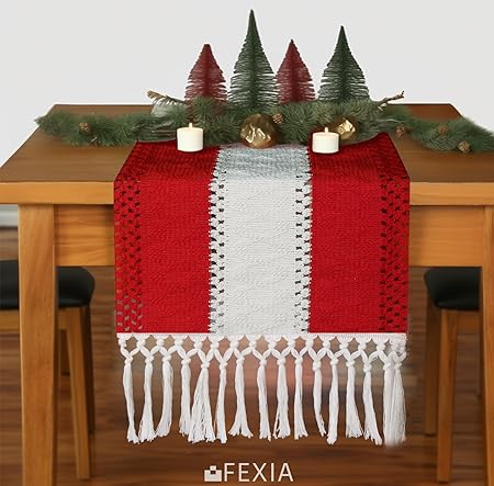 Set of 4, Macrame Table Decor