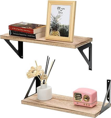 Floating Picture Ledge Shelves Set of 2,