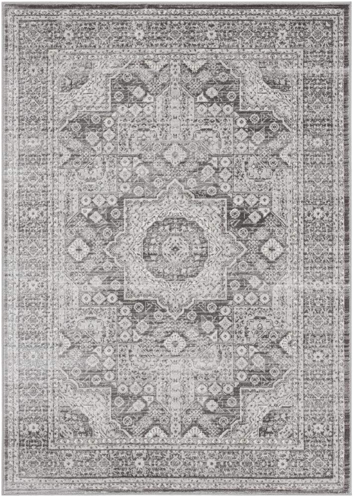 Oriental Gray 8x10 Soft Area Rug