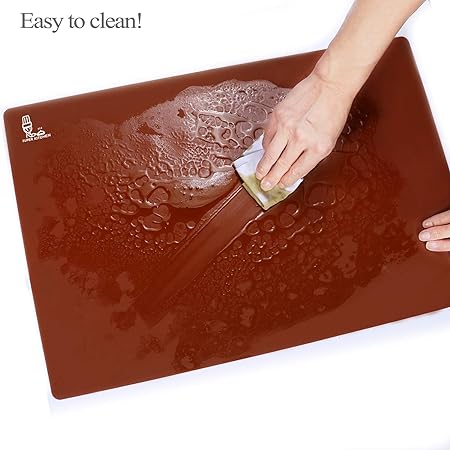 Heat Resistant Thick Silicone Counter, Non Stick Pastry Baking  Mat, 23.4"by15.6",