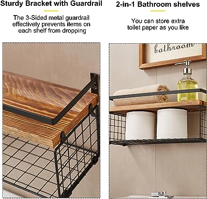 Hanging Bathroom Shelves Over Toilet,