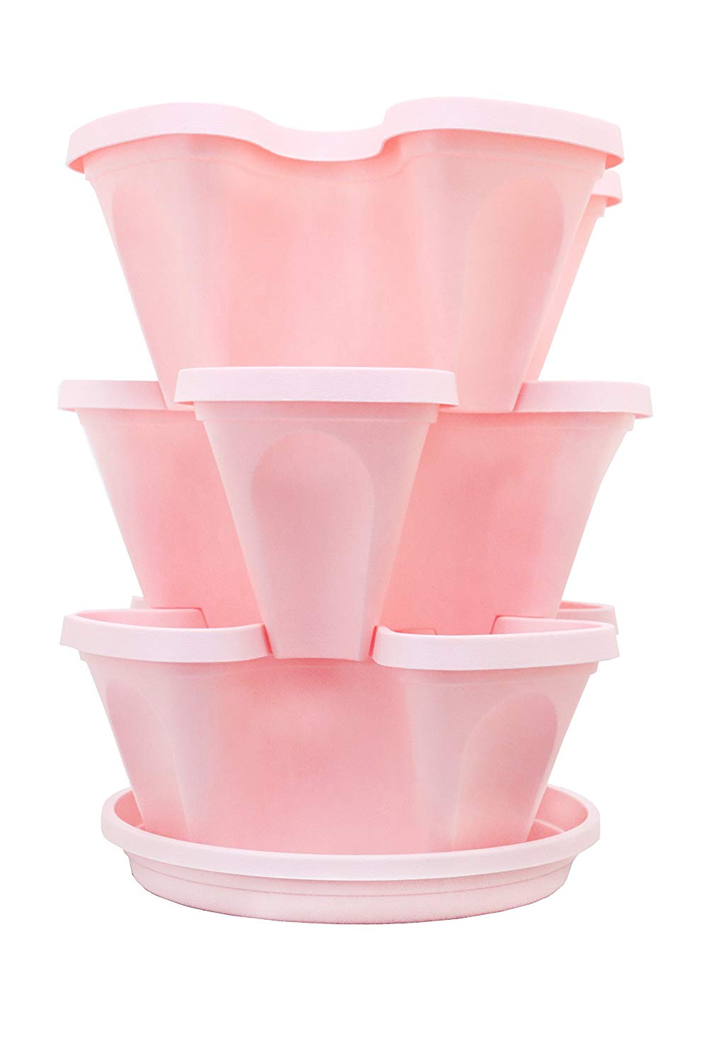 3 Tier Stackable Garden Indoor/Outdoor Planter Set - Self Watering